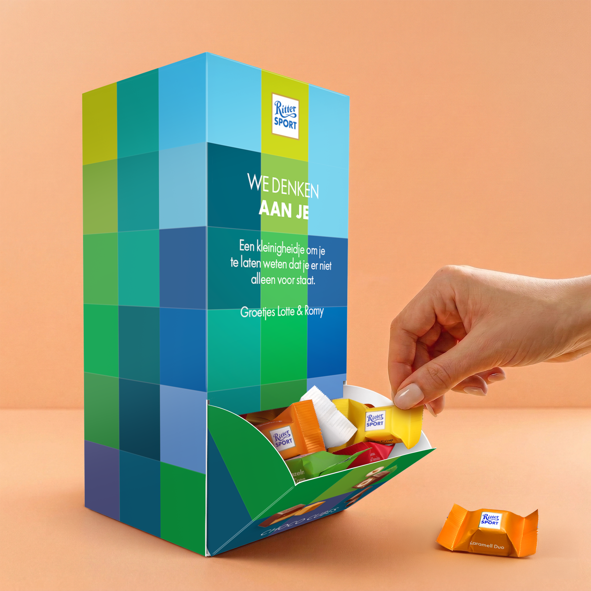 Ritter Sport Mini Mix Dispenser bedrukken