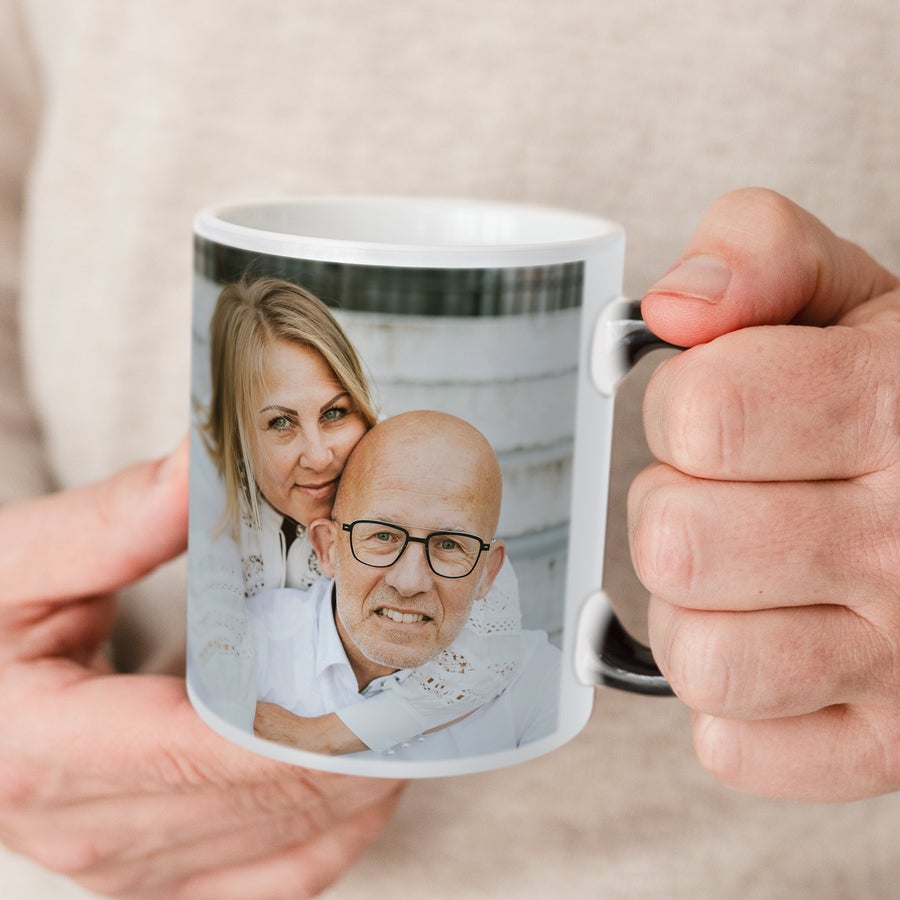 Regalo de cumpleaños de taza de café con foto personalizada, regalos  fotográficos para él, regalo de taza personalizado para mamá, regalo de  aniversario para ella, taza con imagen -  España