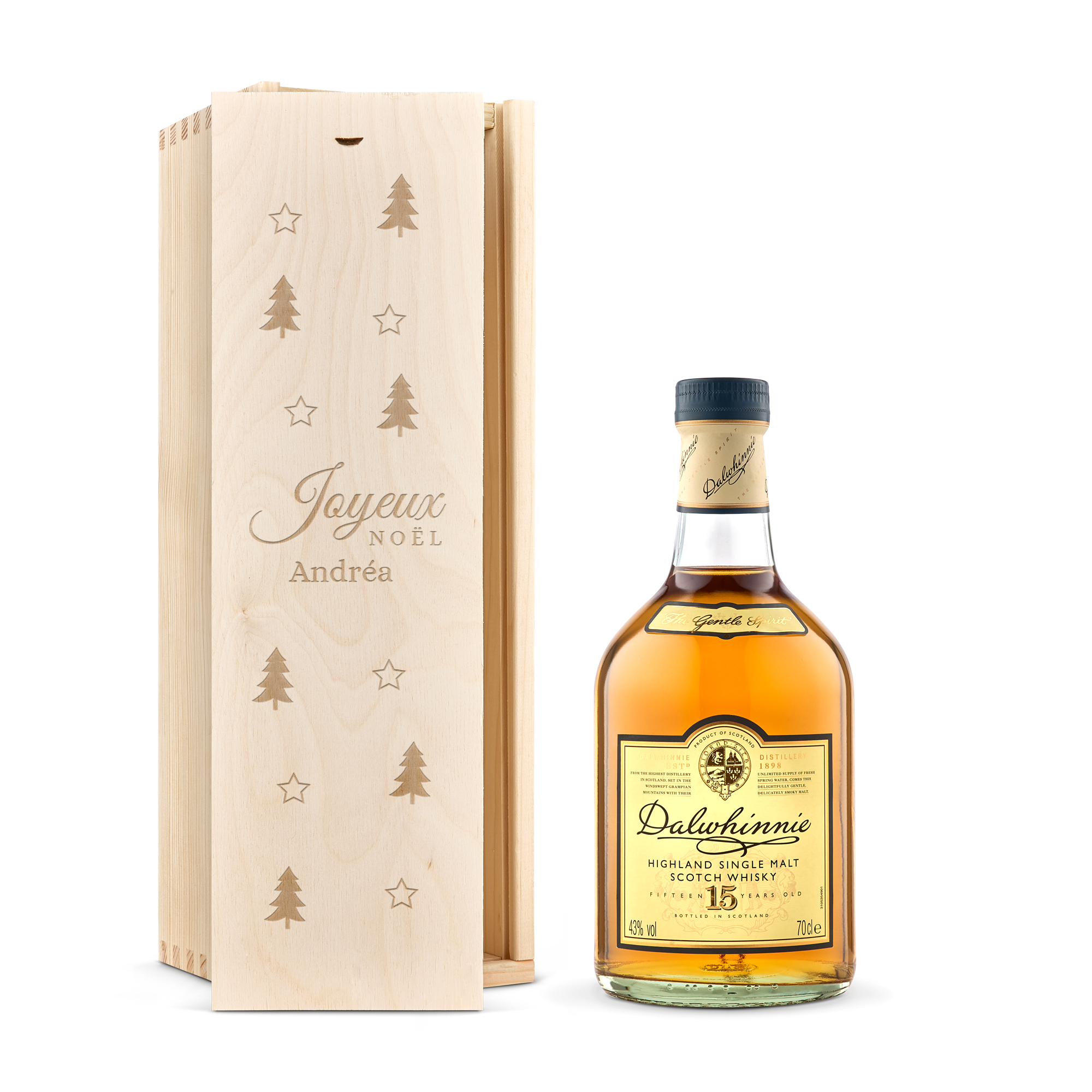Whisky Dalwhinnie 15 ans - Coffret gravé