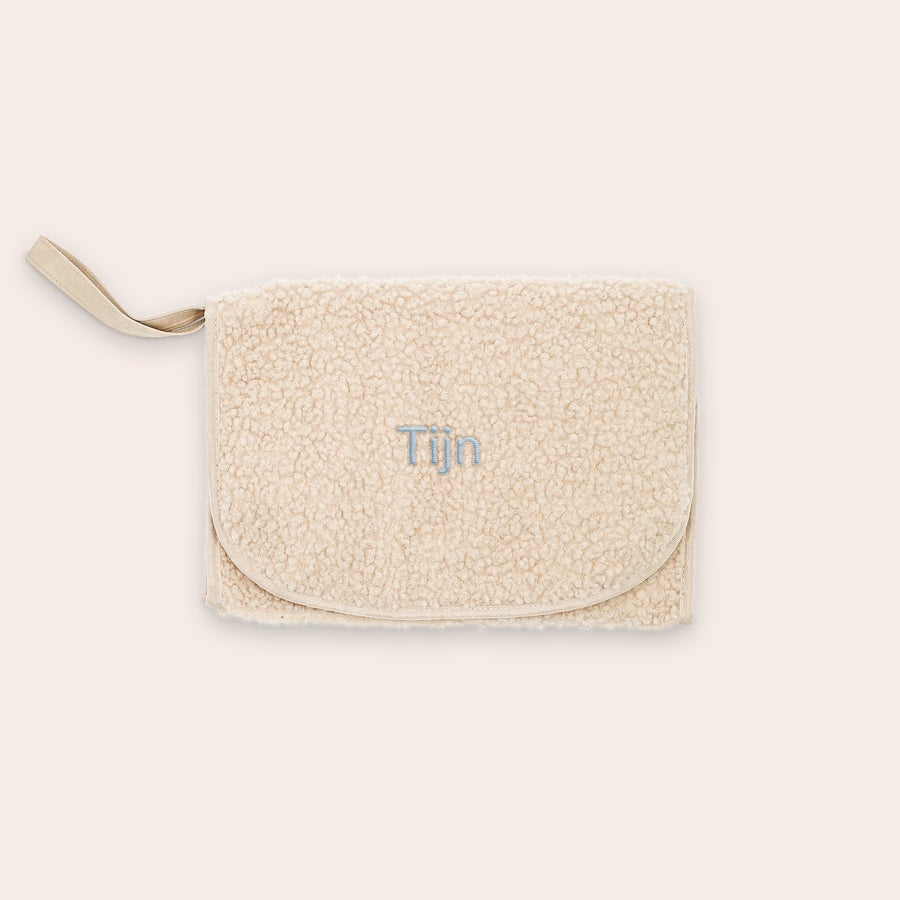 Teddy verschoningsmatje met naam Teddy verschoningsmatje met naam