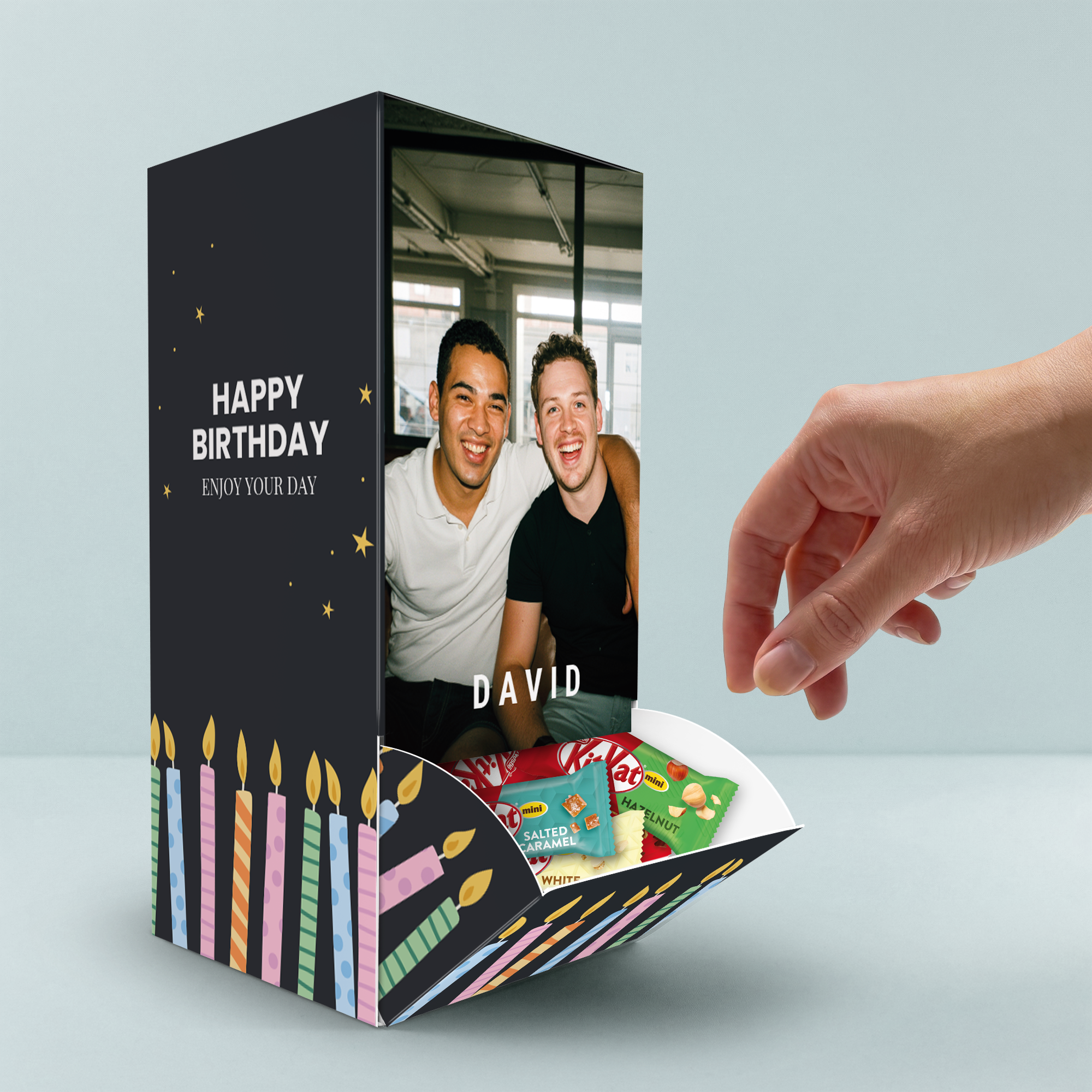 Personalizovaný zásobník s KitKat Mini mix čokoládou