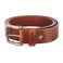 Personalised leather belt - Brown (80)