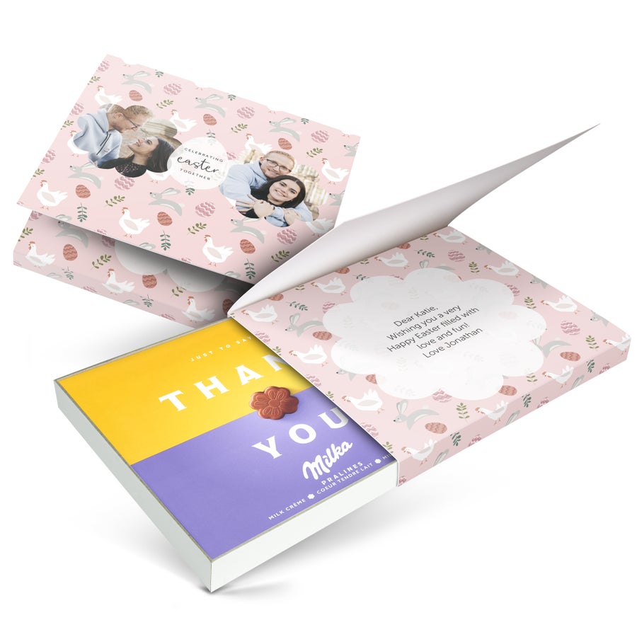 Personalised Milka Chocolate Gift Box - Easter Personalised Milka Chocolate Gift Box - Easter