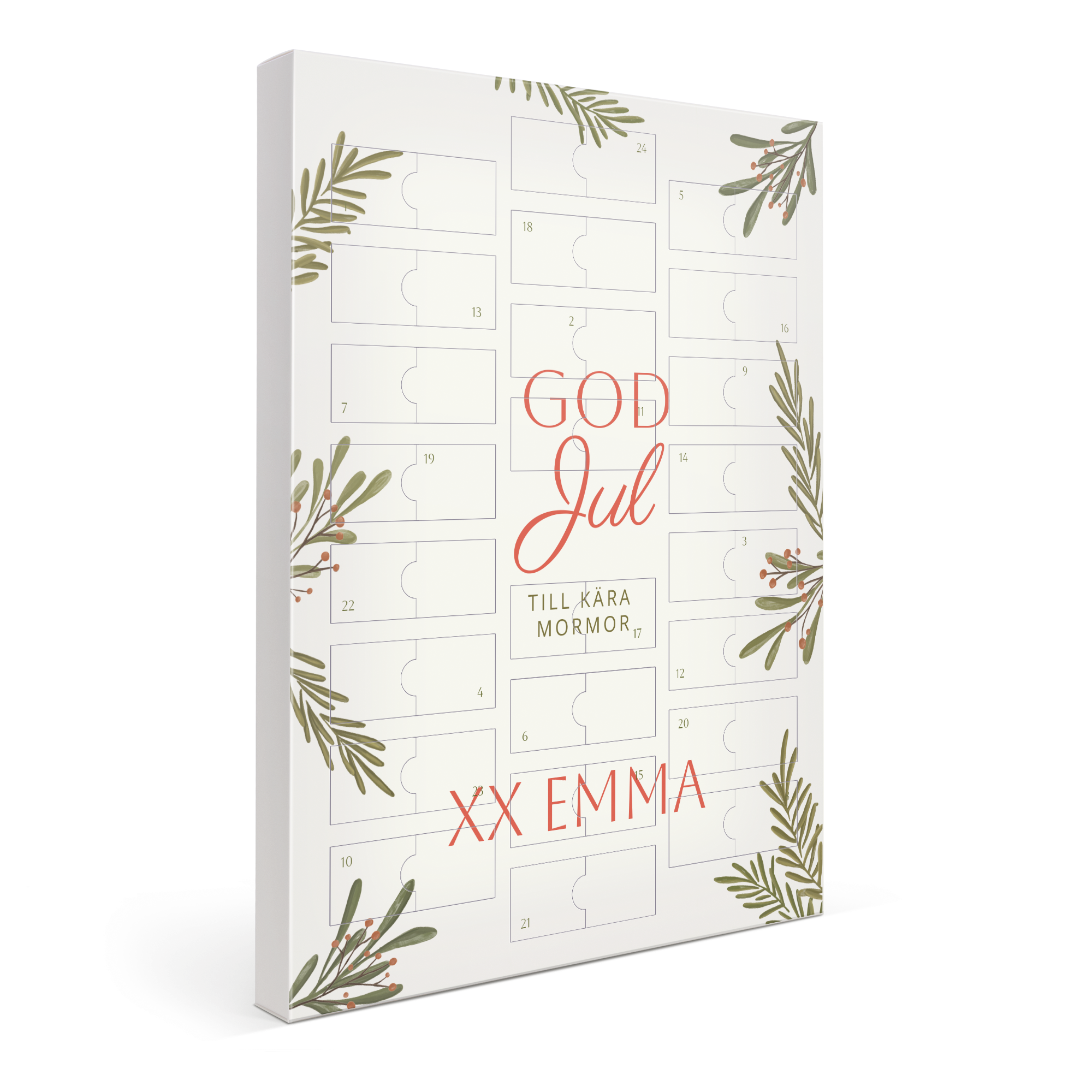 Personaliserad Mars Miniatures Adventskalender - med egen design