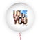 Balon s fotografijo - Valentinovo