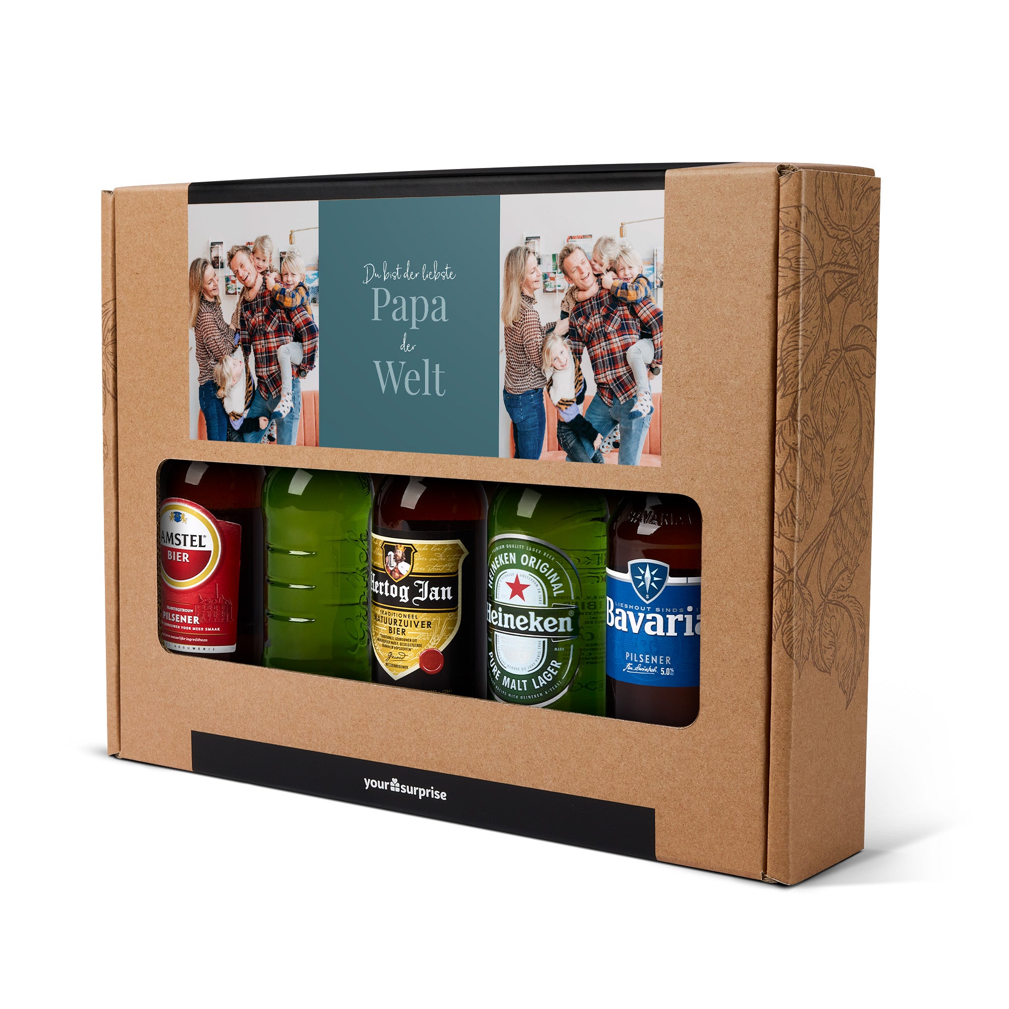Personalisiertes Bier Geschenkset Holländisches Bier Vatertag  - Onlineshop YourSurprise