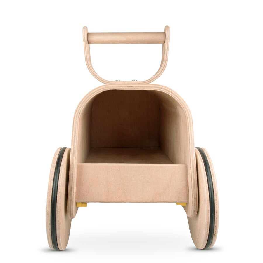 Voiture porteur enfant avec nom - en bois