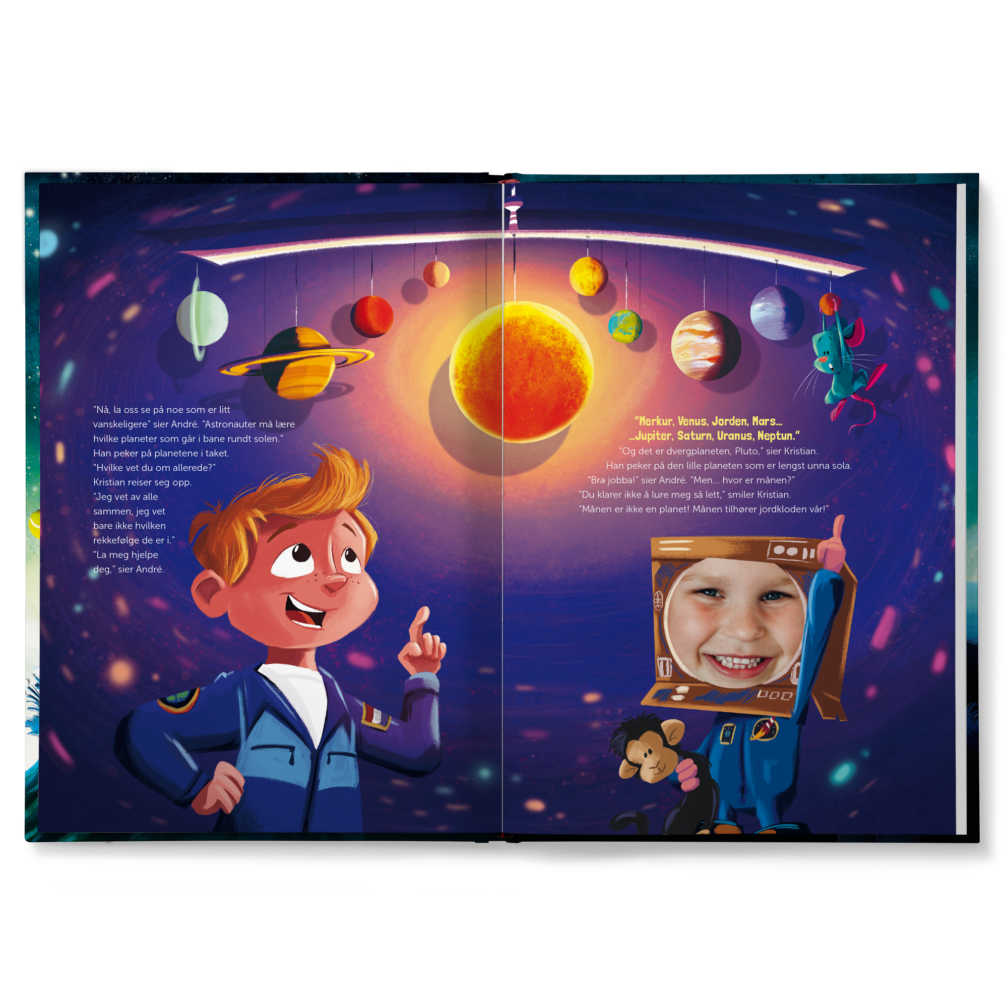 Personlig barnebok - Hvordan kan jeg bli astronaut?