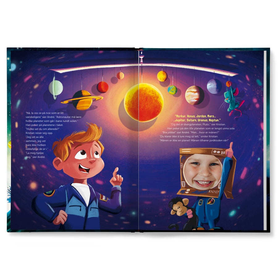 Personlig barnebok - Hvordan kan jeg bli astronaut? Personlig barnebok - Hvordan kan jeg bli astronaut?