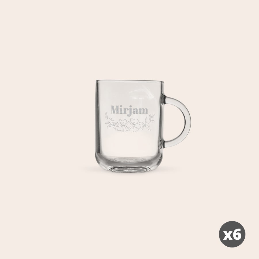Theeglas graveren Theeglas graveren