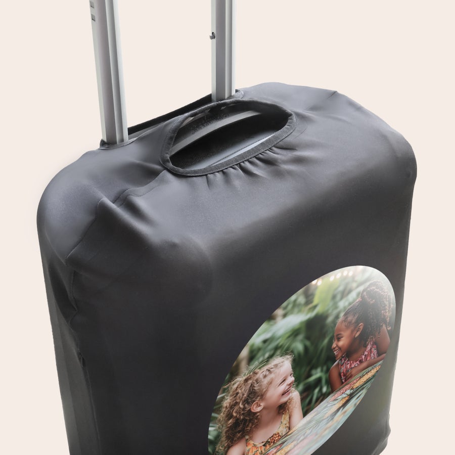 Personalised suitcase cover Personalised suitcase cover