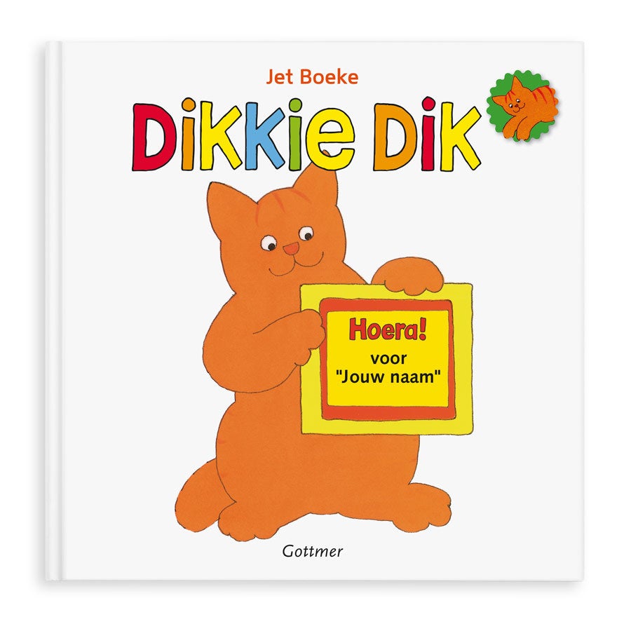 Dikkie Dik boek met naam - Hoera voor jou! - Hardcover Dikkie Dik boek met naam - Hoera voor jou! - Hardcover
