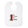 Baby bib - First Christmas - White