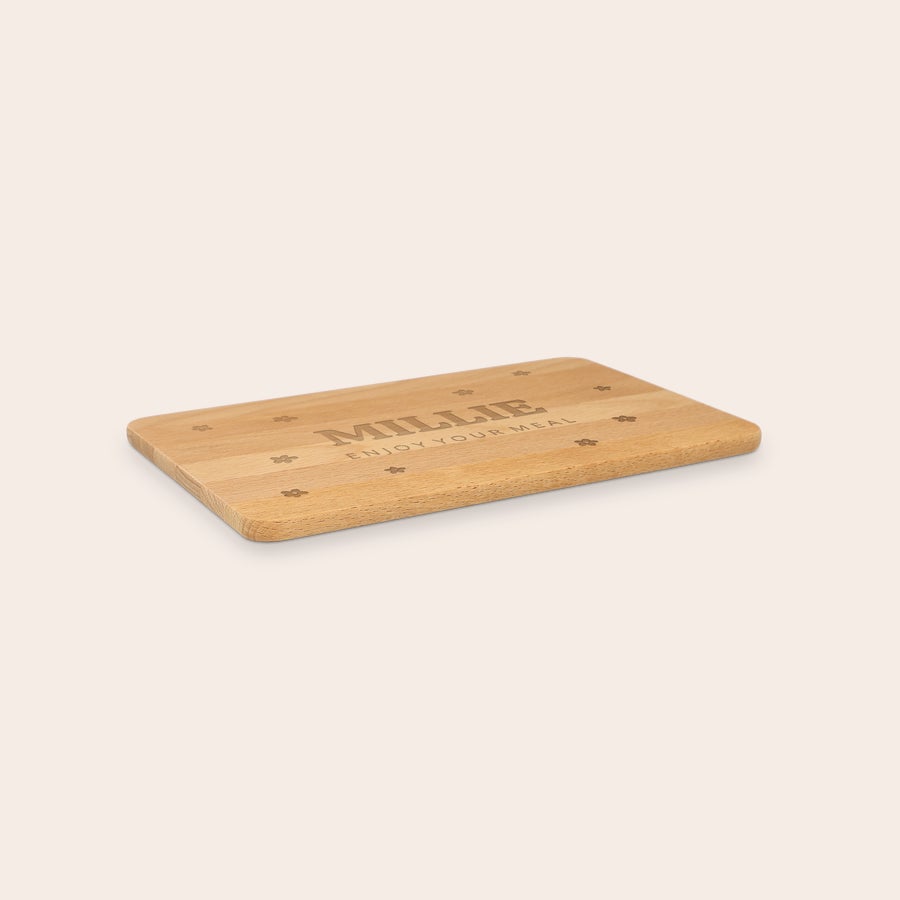 Personalised bread board Personalised bread board