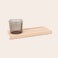 Wooden cardholder with personalised engraved candle holder Wooden cardholder with personalised engraved candle holder