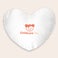 Personalised cushion - Heart Personalised cushion - Heart