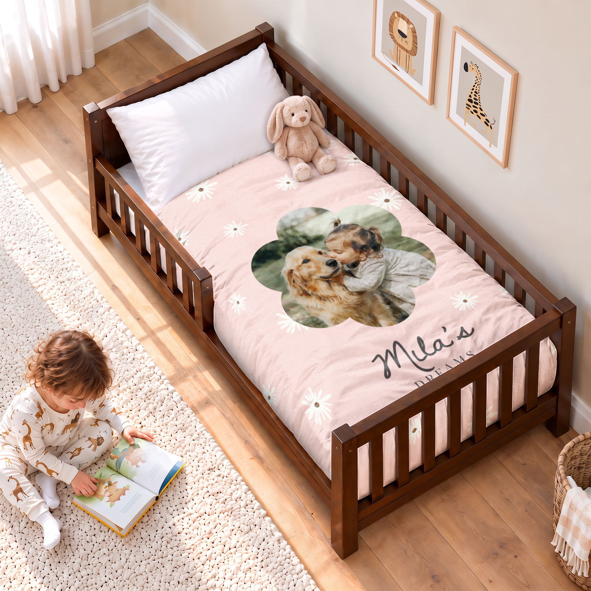 Personalised Toddler Duvet Cover Set