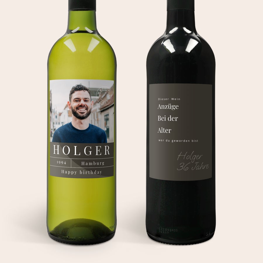 Belvy Rot & Weiß & Rosé - Wein Geschenkset Holzkiste Belvy Rot & Weiß & Rosé - Wein Geschenkset Holzkiste