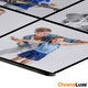 Insta collage - Photo sur aluminium - Chromaluxe blanc 40x30