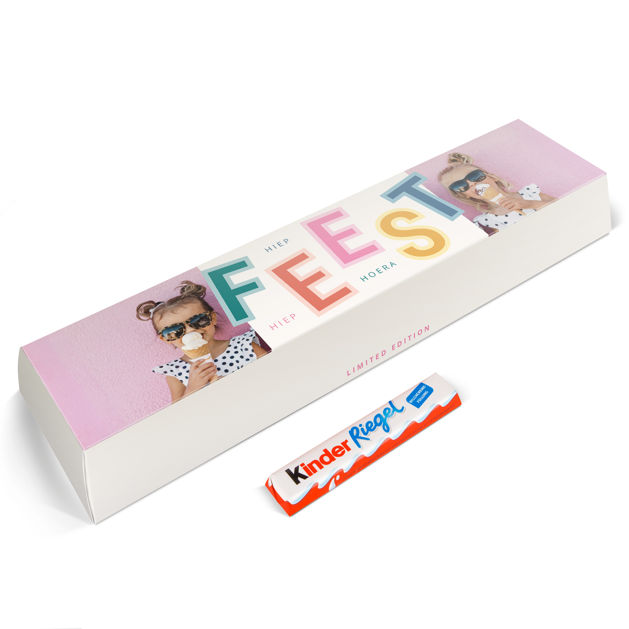 Mega kinder reep met naam