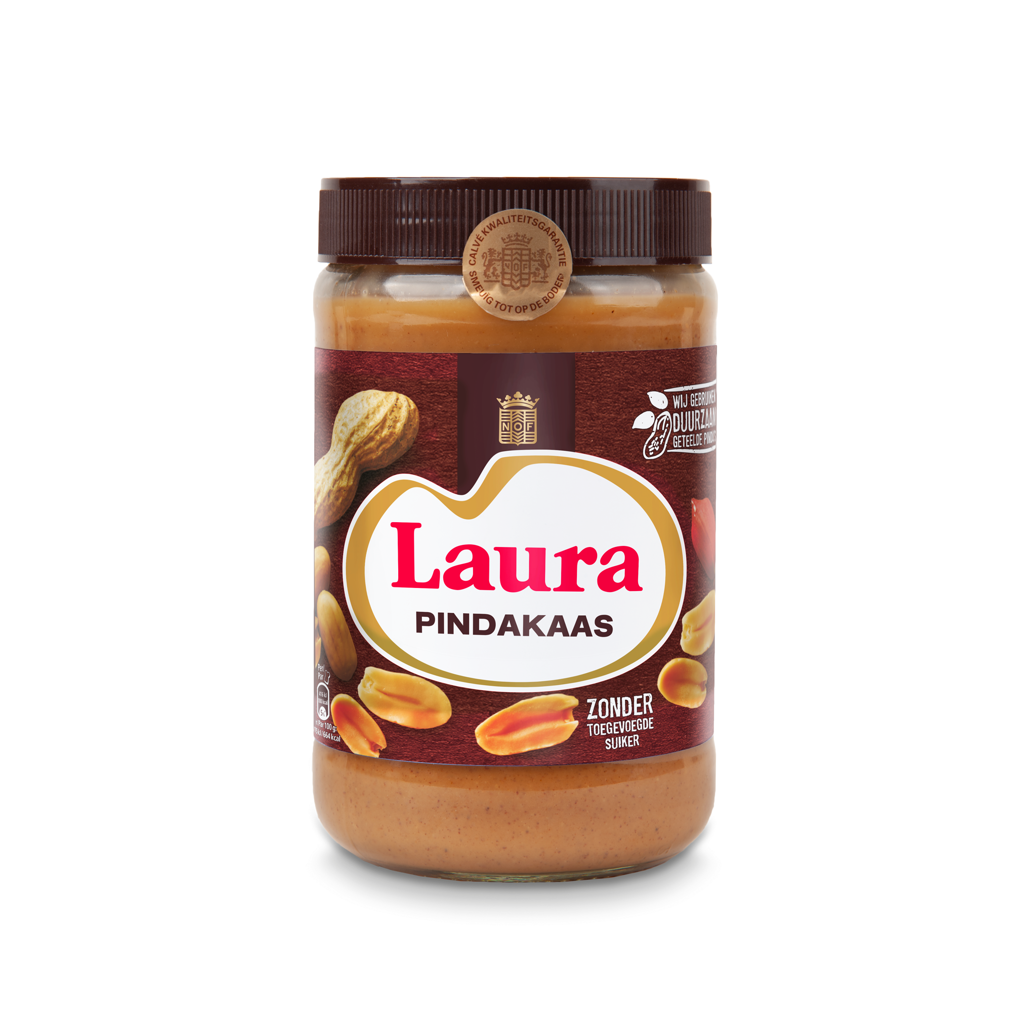 Calvé pindakaas pot met naam