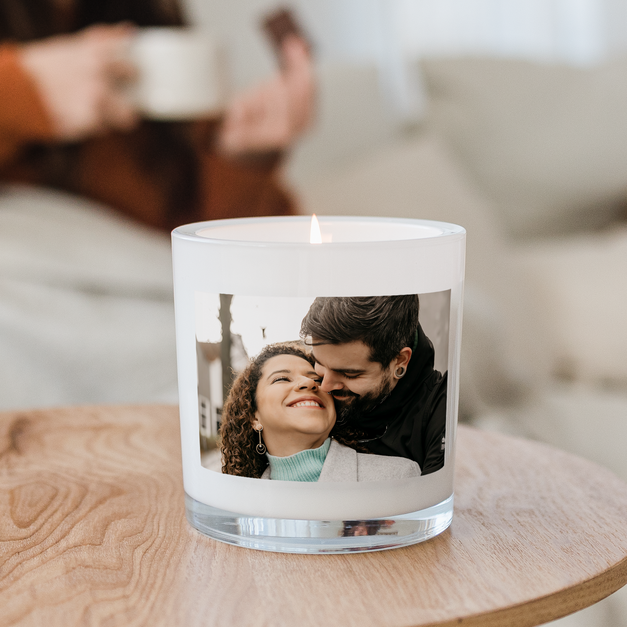 Personalisierte Kerze im Glas