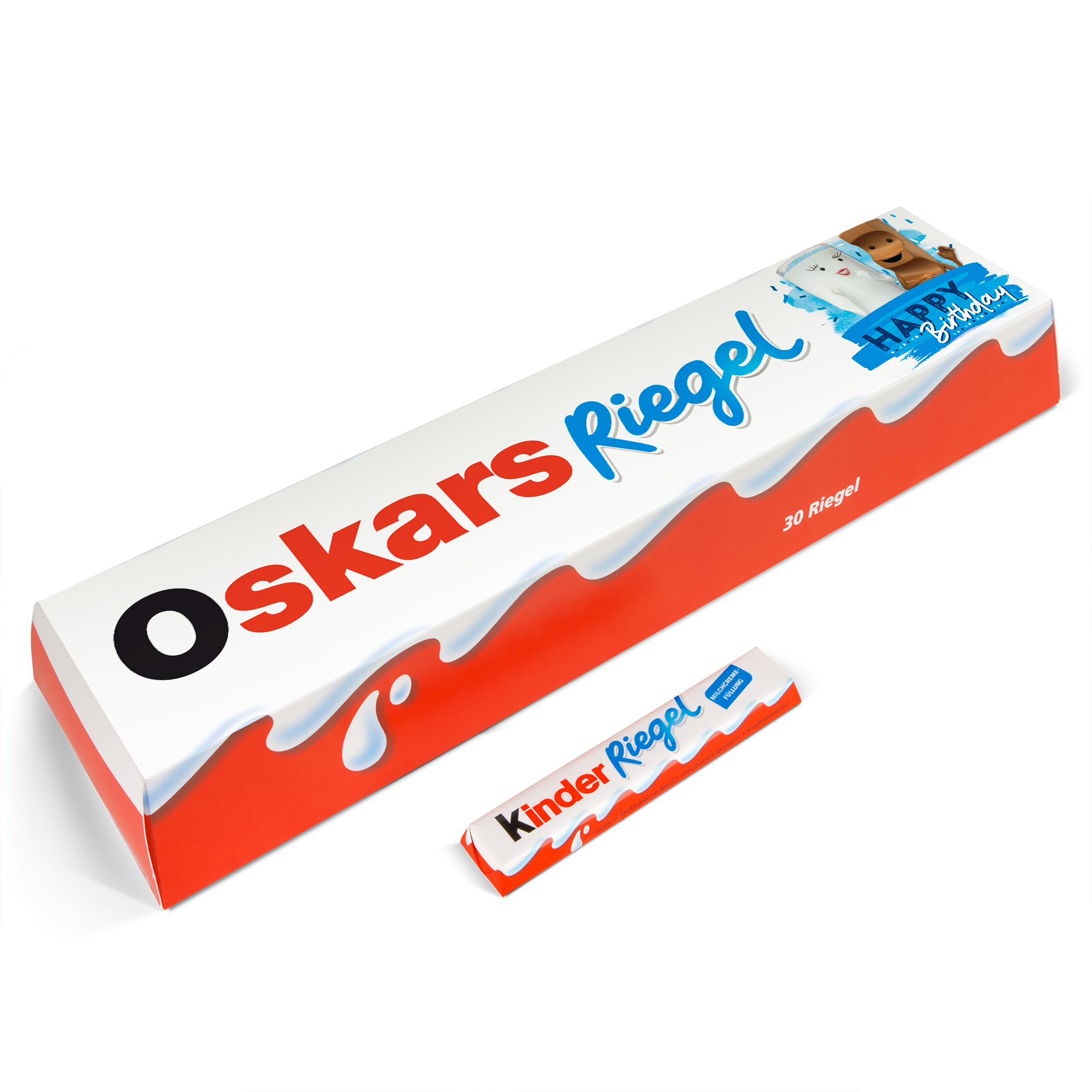 Personalisierte XXL-kinder Riegel