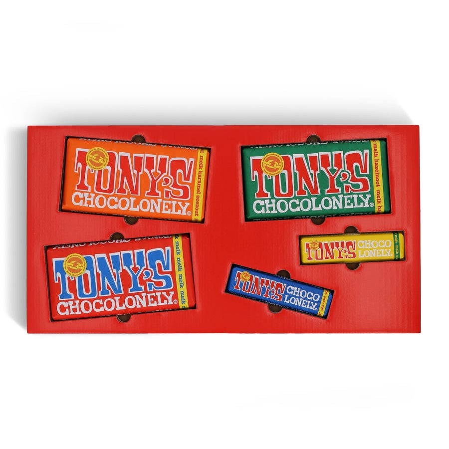 Méga Tony's Chocolonely avec nom et photo (5 tablettes de chocolat)