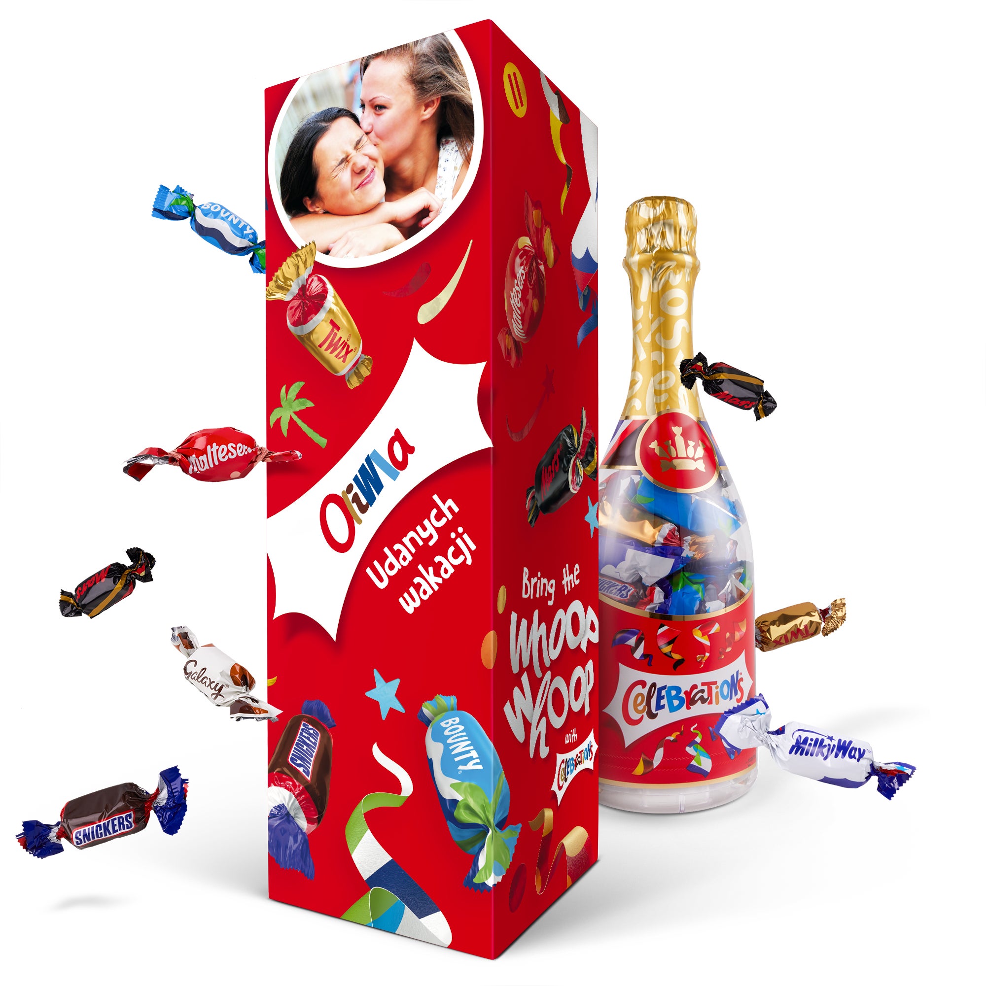 Personalizowana butelka z cukierkami Celebrations
