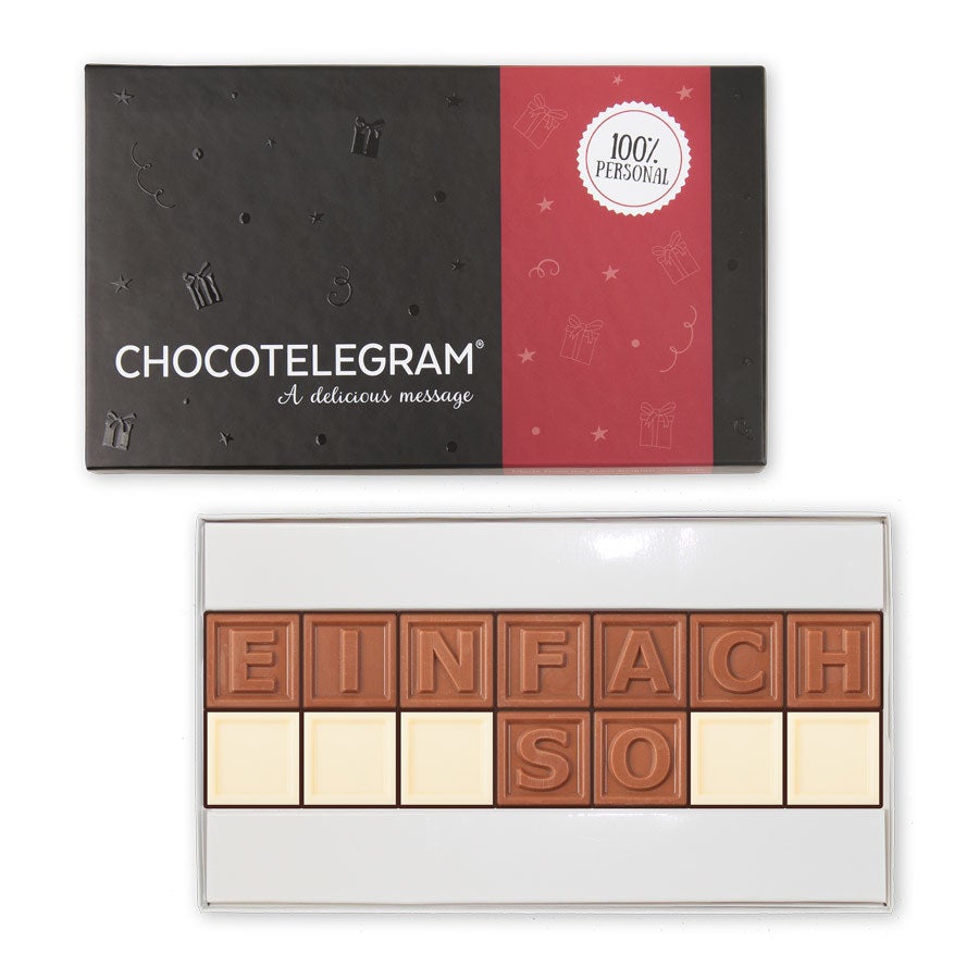 Chocotelegram Präsentkarton 2x7