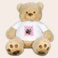 Kæmpe bamse med t-shirt med print - 130 cm! Kæmpe bamse med t-shirt med print - 130 cm!