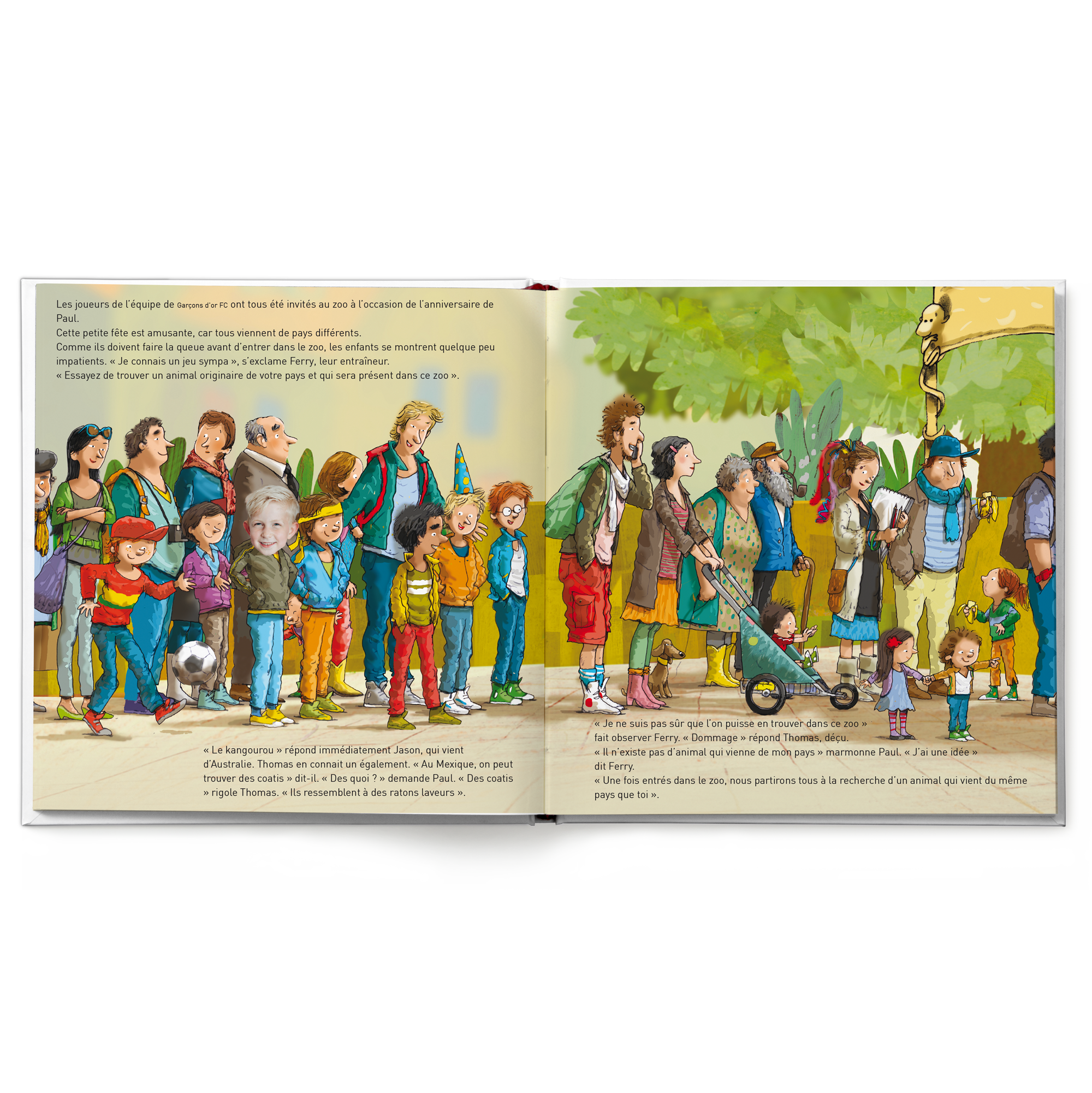 Livre football - L'équipe des animaux