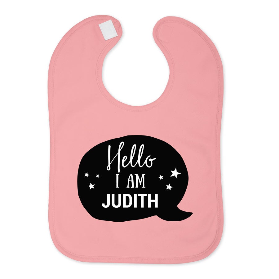 Baby bib - Myk rosa