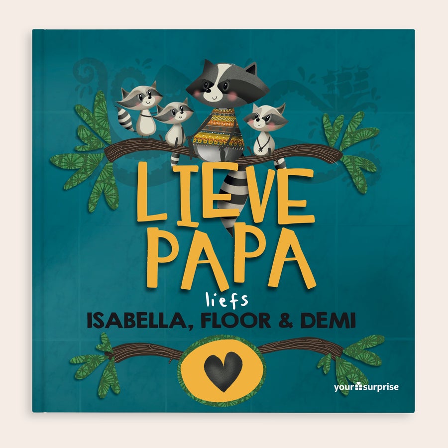 Gepersonaliseerd boek voor papa Gepersonaliseerd boek voor papa