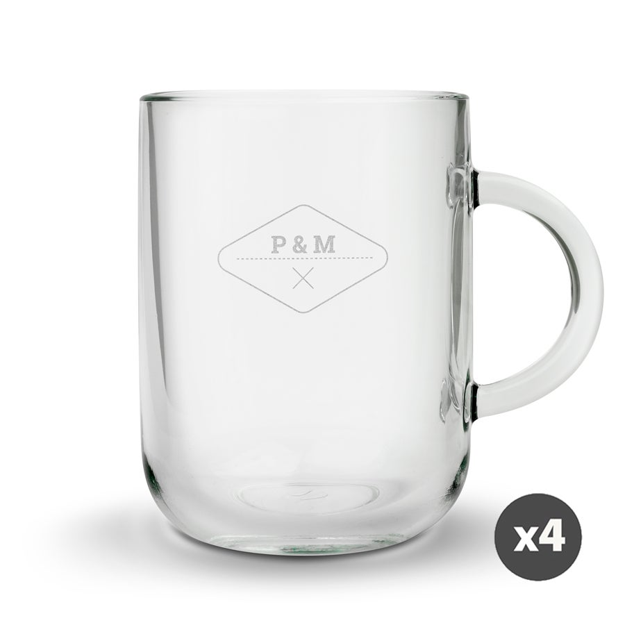 Engraved Glass Mugs