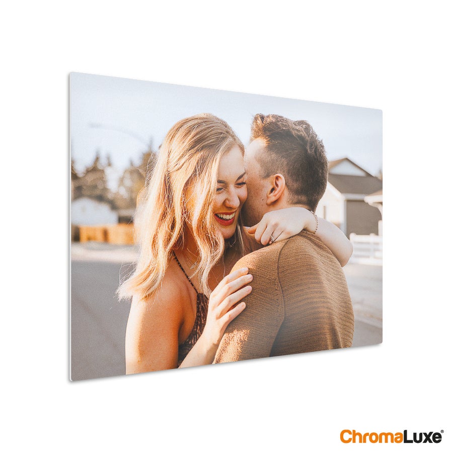 Personlig instacollage Aluminium (hvid) - 40x30cm