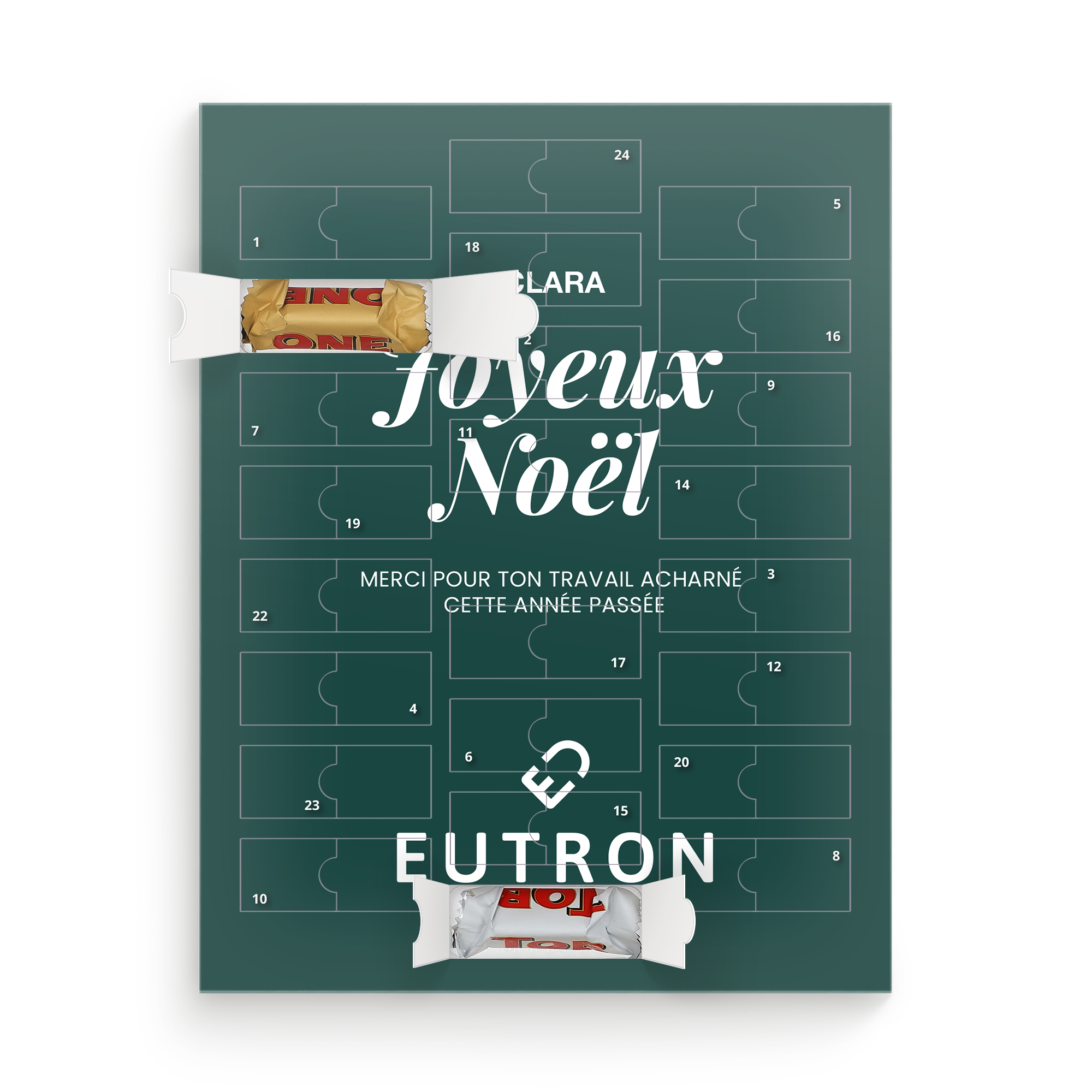 Calendrier de l'avent Toblerone