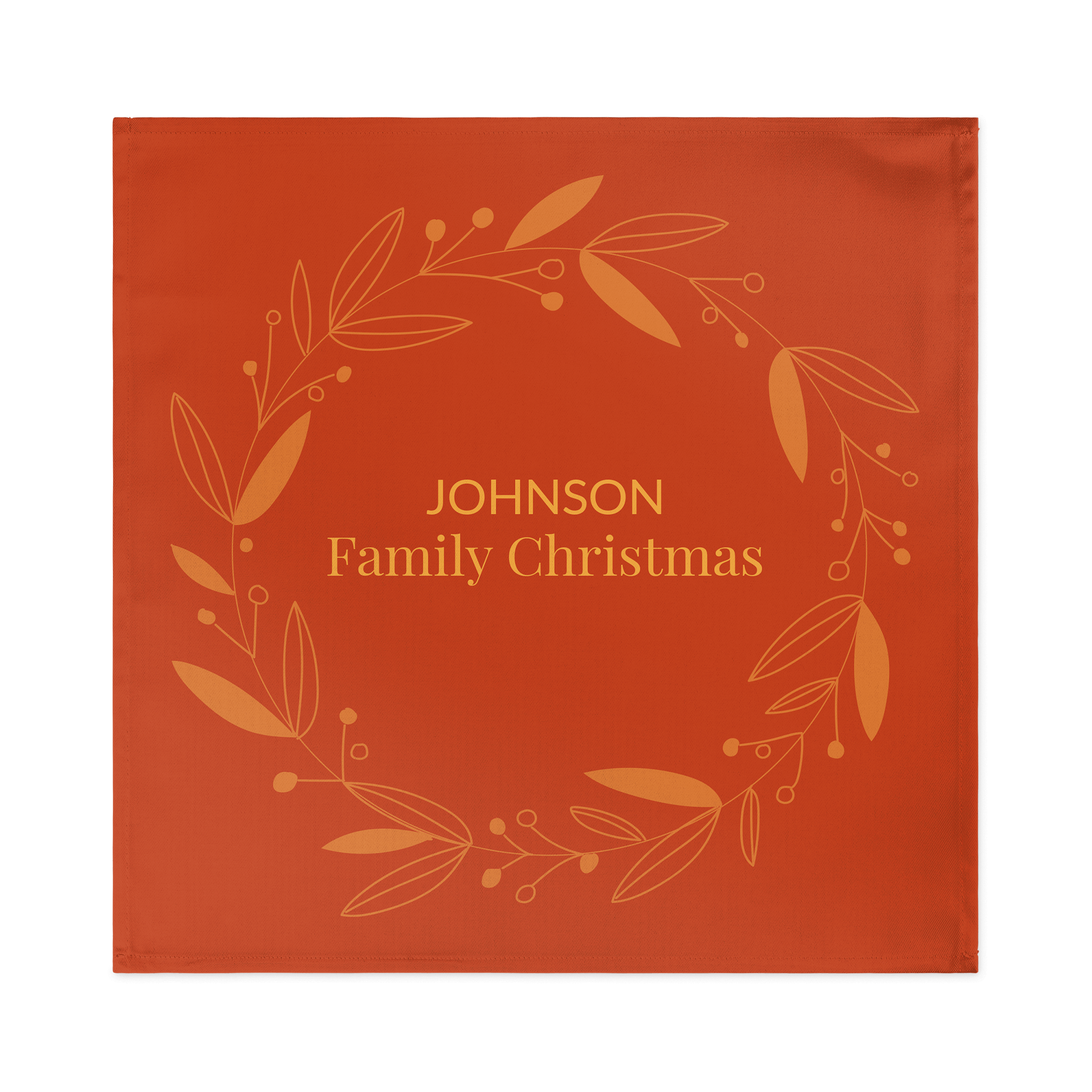 Personalised napkins