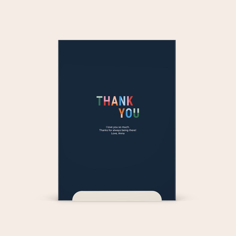 Darilna škatla Kneipp Me-Time wellness Personalizirana škatla s tiskom "THANK YOU" in sporočilom "Love, Anna" za presenetite in razvajajte jih