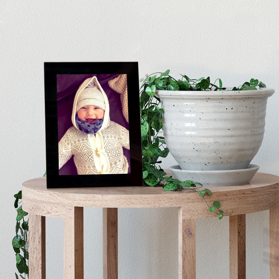 Szklane ramki na zdjęcia - Czarne - 13x18cm