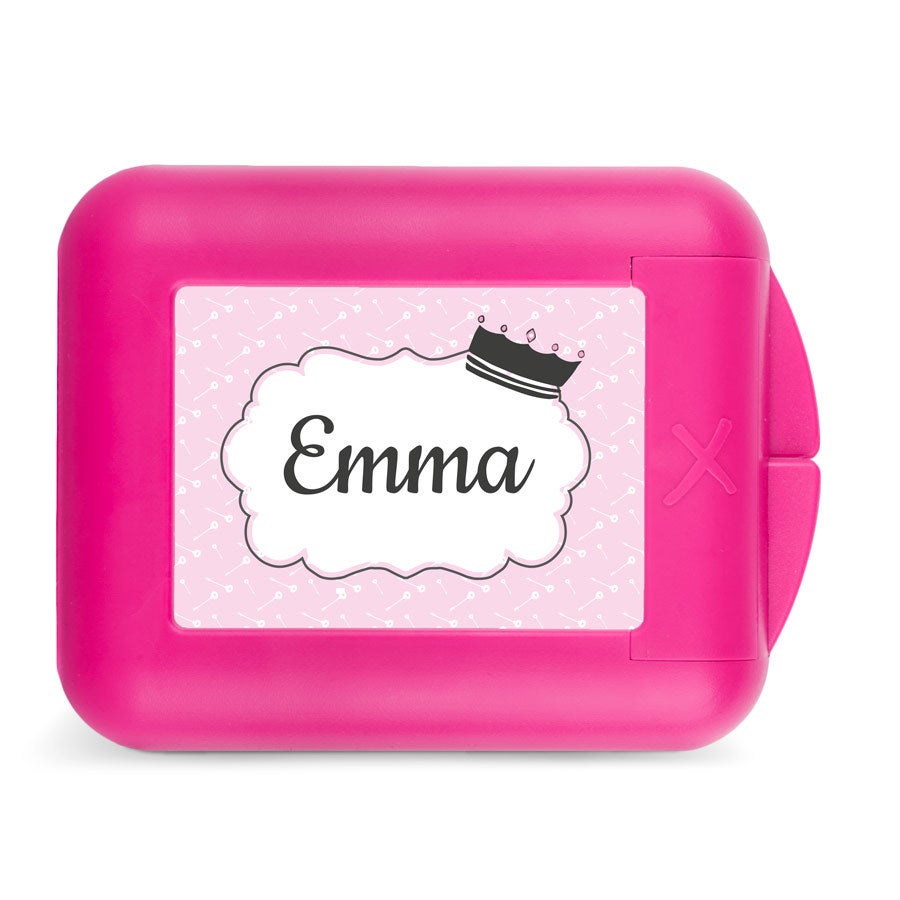 Snackbox bedrukken - Roze Snackbox bedrukken - Roze