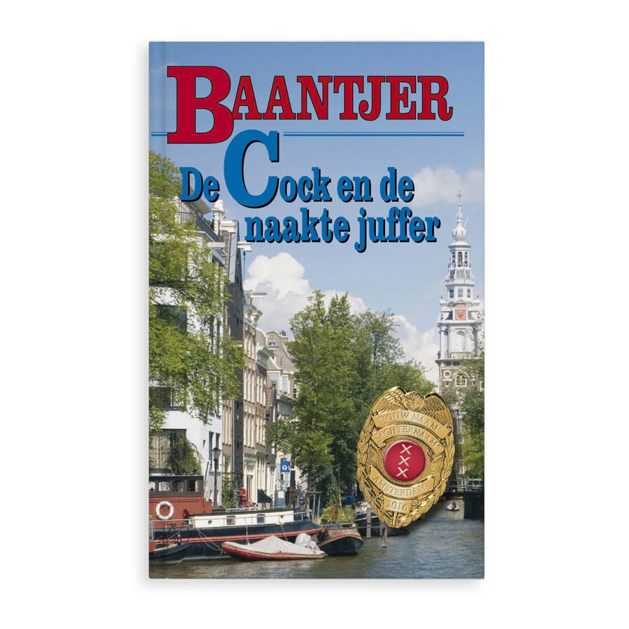 Baantjer boek met naam - De naakte juffer - Softcover