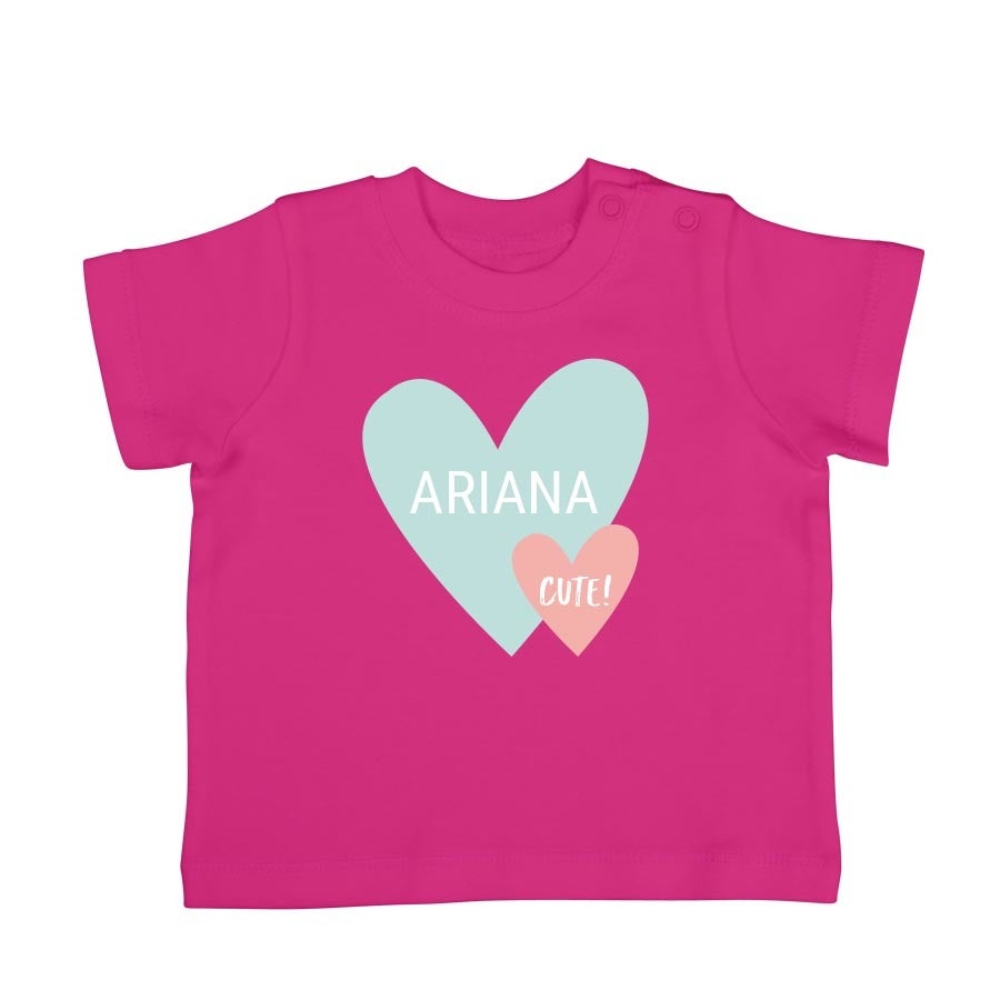 Personalised baby t shirt