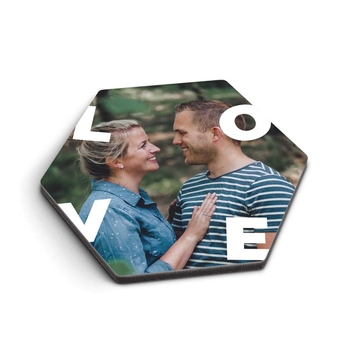 Podkadka w ksztacie szeciokta personalizowana - 1 szt.