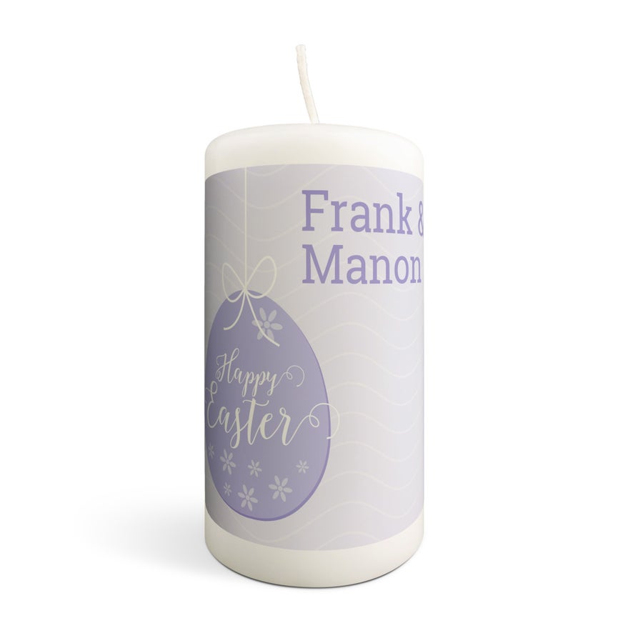 Personalised Candle - Easter