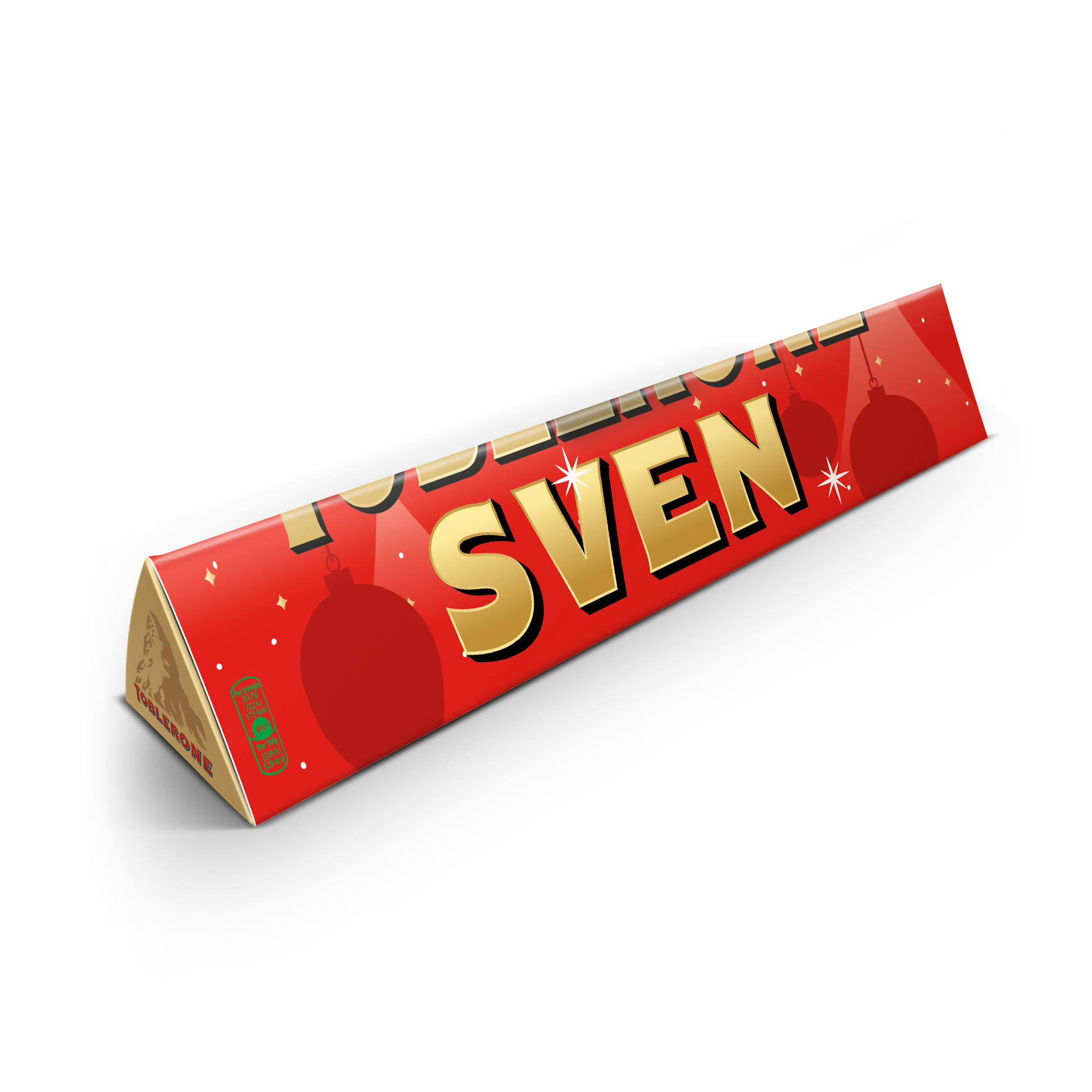 Toblerone Weihnachten Personalisieren