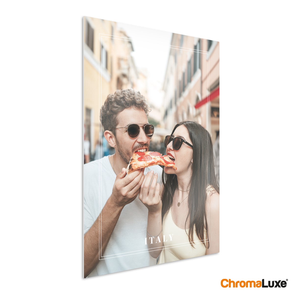 Aluminium fotoprint - Hvid (Chromaluxe)