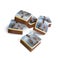 Solid chocolates - Square - set of 60