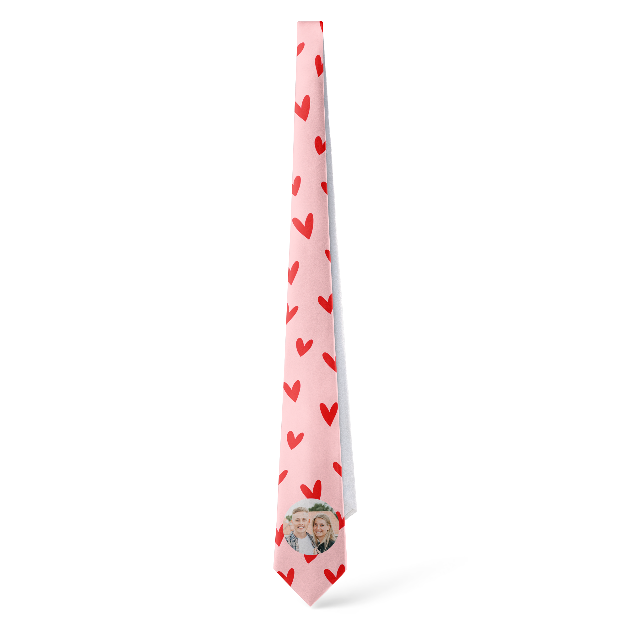 Personaliseret slips - Hvid