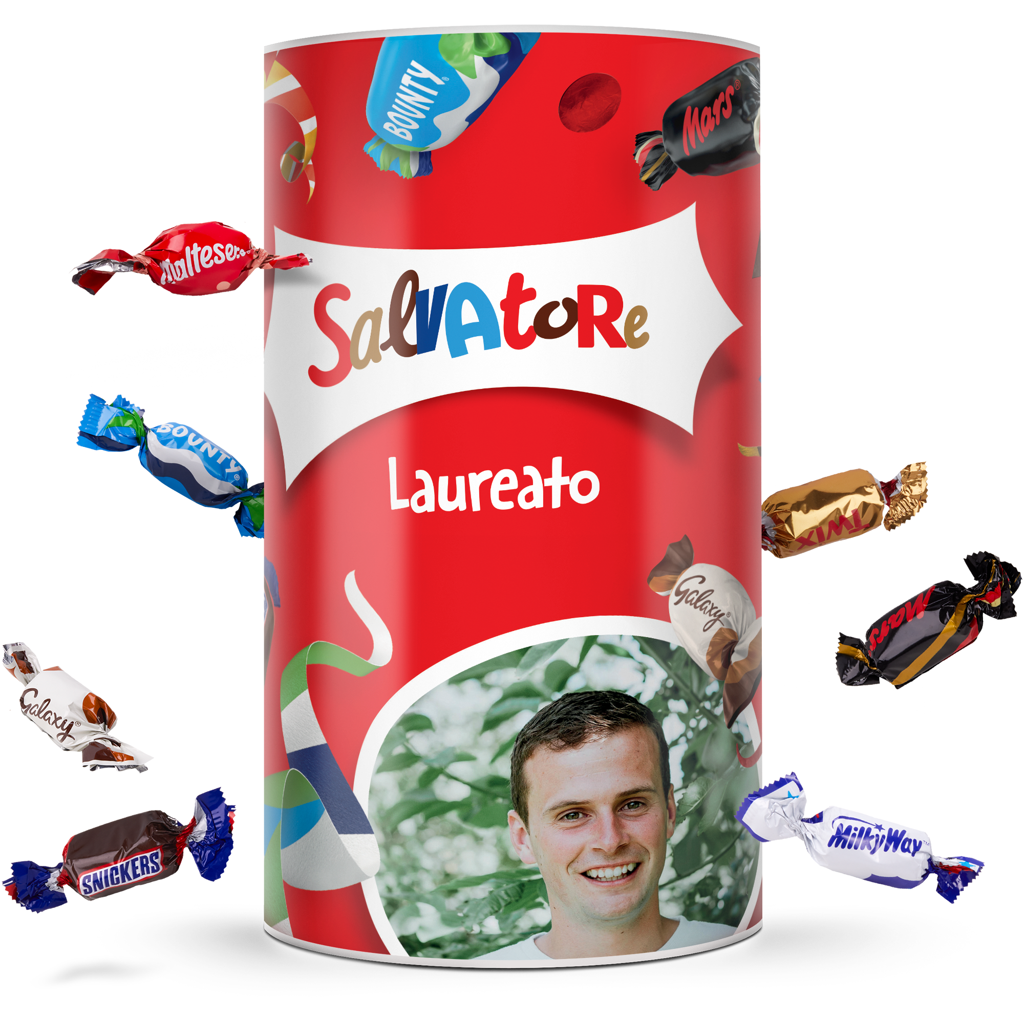 Confezione Celebrations con Nome e Foto